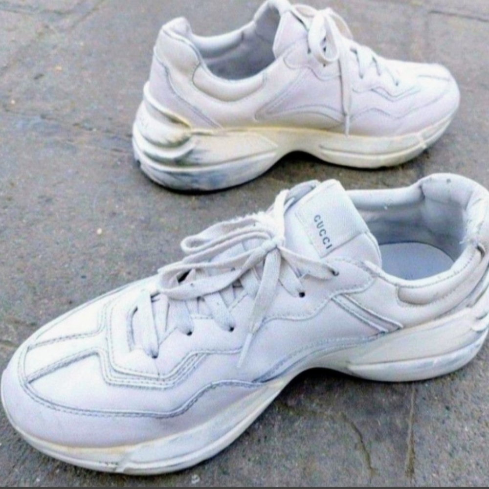 Gucci Rython Sneakers Size 10 - Picture 4 of 9